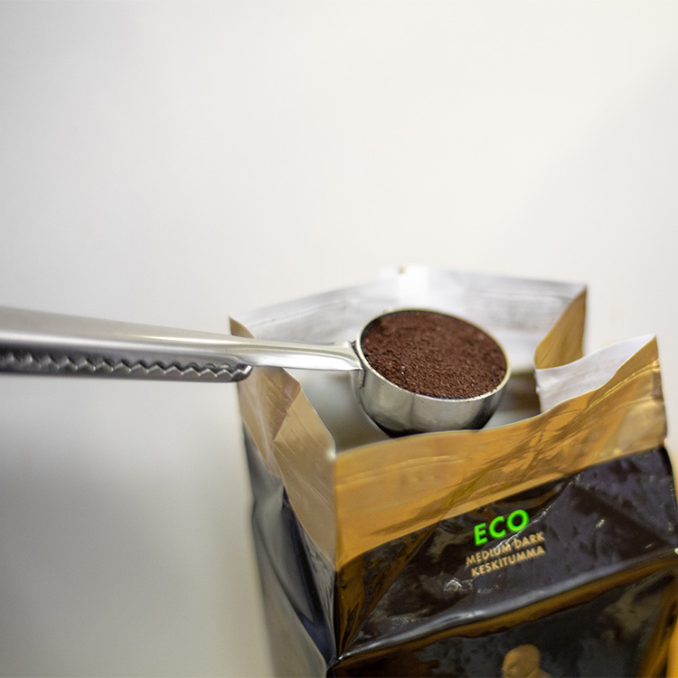 Kaffemått med klämma