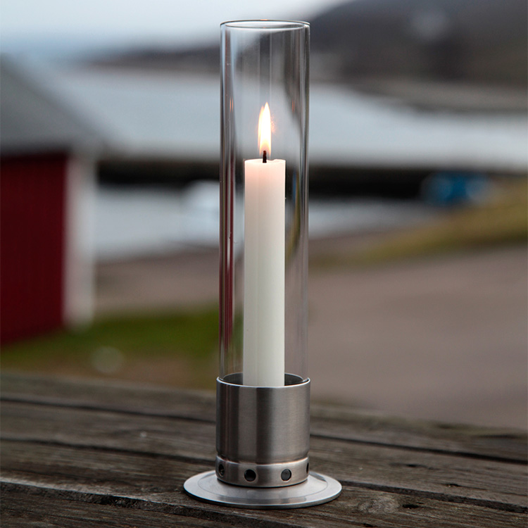 Ljusstake med stormglas, Original