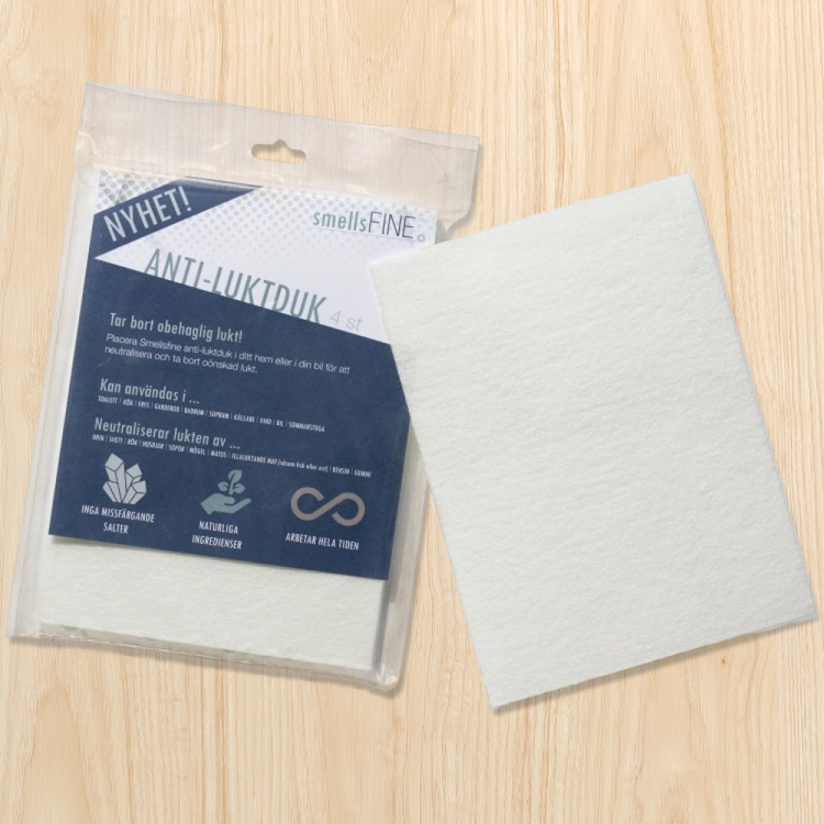 Antiluktduk Smellsfine 4-pack
