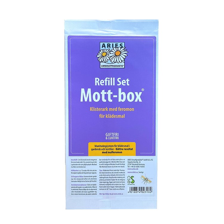 Refill till klädesmalfälla 2-pack