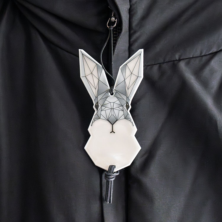 Reflexaccessoar med djurmotiv