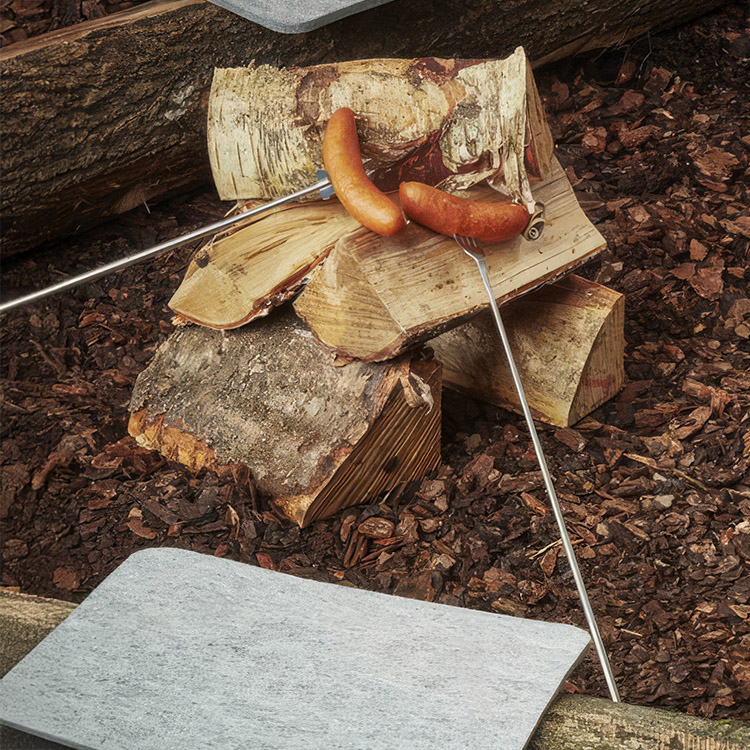 Teleskopisk grillgaffel 2-pack