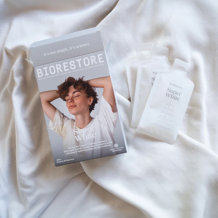 Tvättmedel White Restore, Biorestore