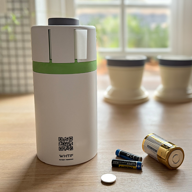 Batterilåda för återvinning