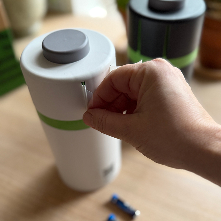 Batterilåda för återvinning