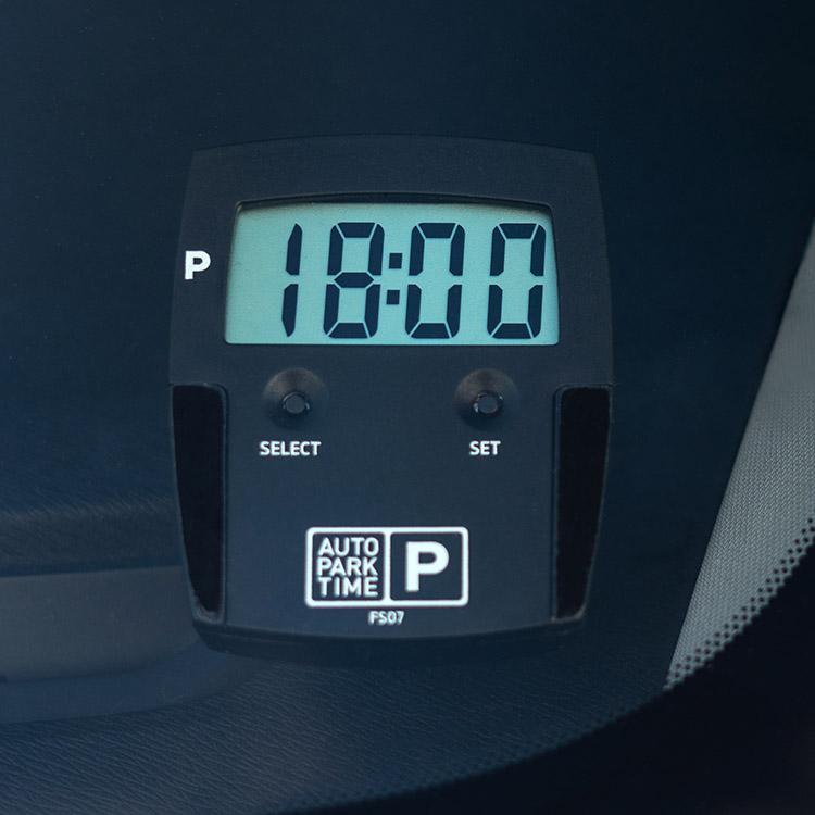 Automatisk P-skiva Autoparktime, Modell 3