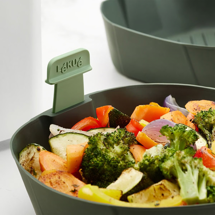 Silikonform till airfryer, Lékué