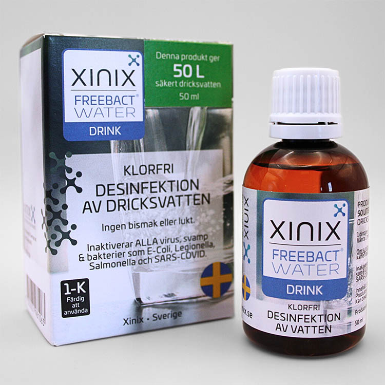 Vattenrening, Xinix FreeBact Water