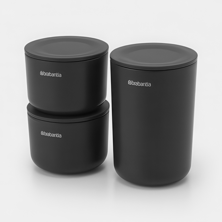Förvaringsburk med lock 3-pack, Brabantia