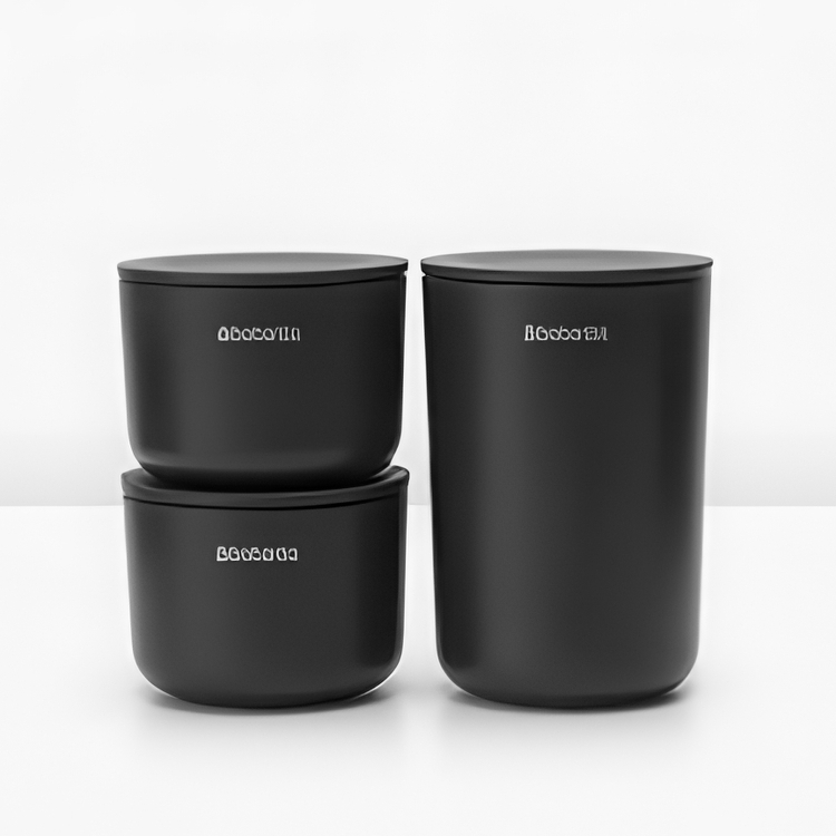 Förvaringsburk med lock 3-pack, Brabantia