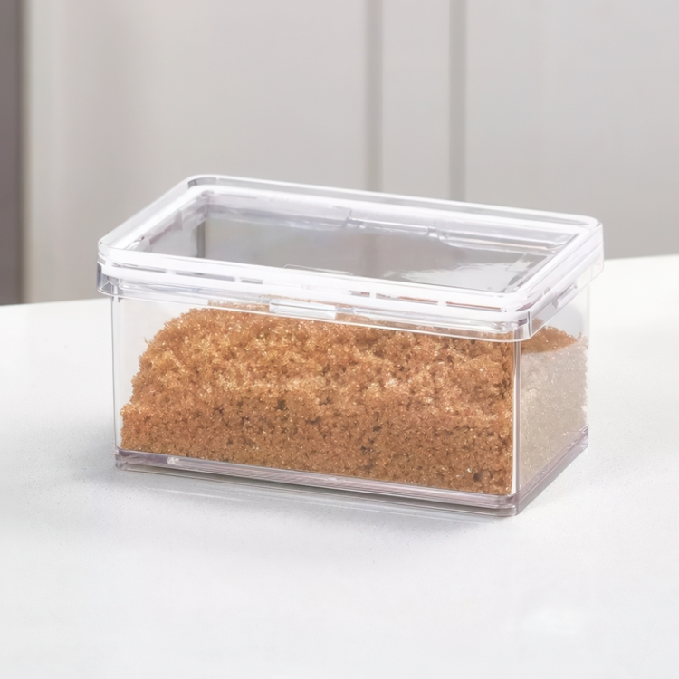 Burk för torrvaror, 470 ml, THE HOME EDIT SMALL CANISTER, 10,2 x 15,2 x H 8,3 cm , Transparent