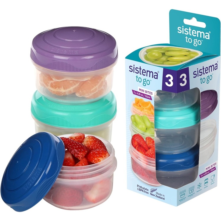 Mini burk 3-pack 0,13L, Sistema