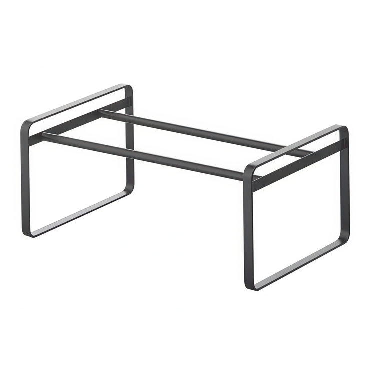Expanderbar skohylla i metall, Stapelbar, FRAME, 41~70 x 25 x H 17,5 cm, Yamazaki