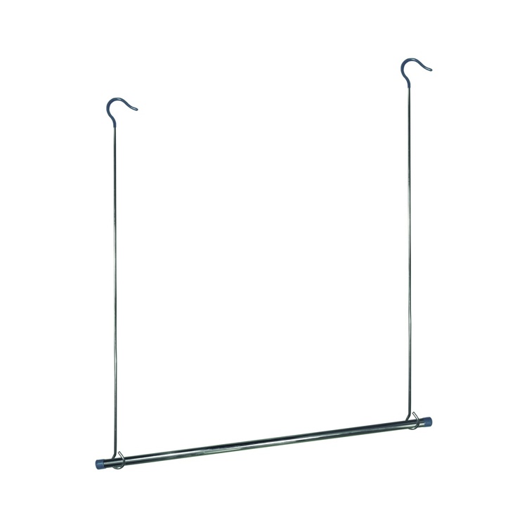 Extra Garderobsstång, Metall, WARDROBE BAR, 77 x H 85 cm, Silver