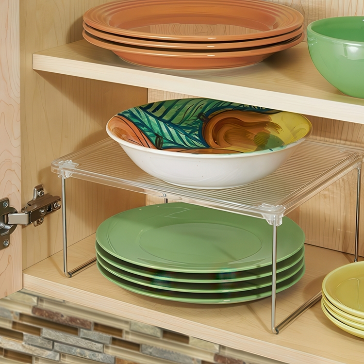 Extra hylla för skåp, PANTRY CABINET SHELF, 30,5 x 25,4 x H 15,2 cm , Transparent