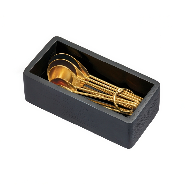 Förvaringsbricka, THE HOME EDIT SMALL DRAWER ORGANIZER, 7,6 x 15,2 x H 5,1 cm, Svart