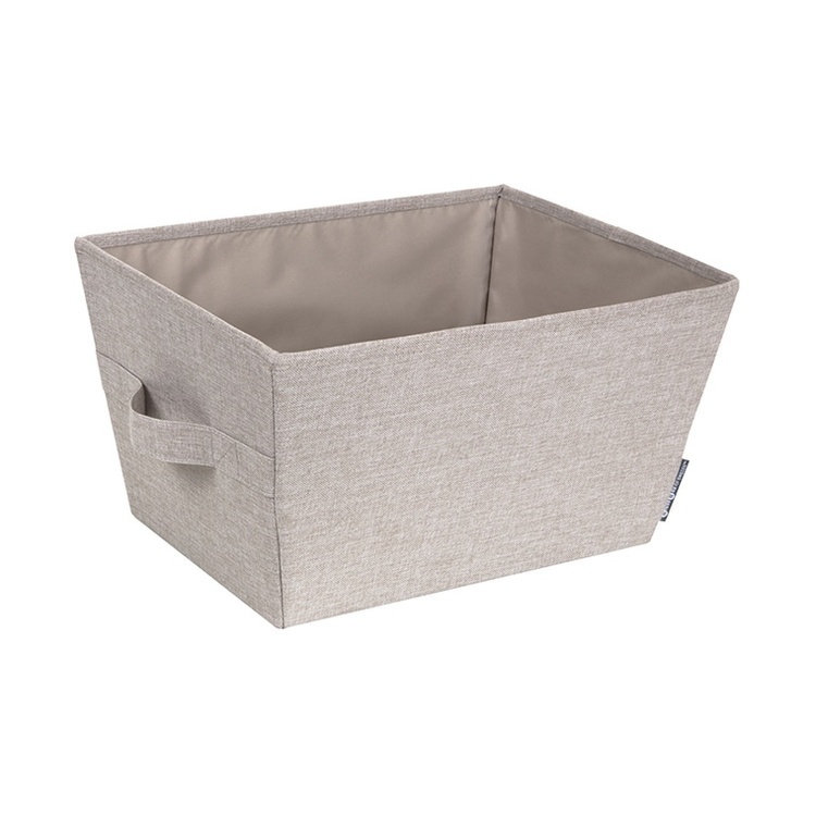 Mellan förvaringskorg i tyg, Bigso, Beige