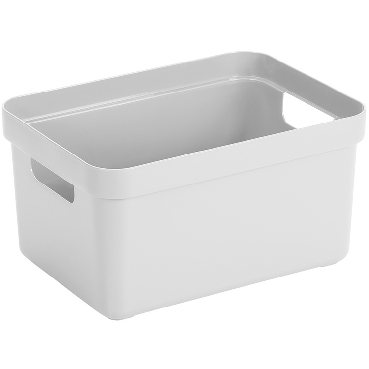 Öppen förvaringslåda 13L, Sigma, Vit