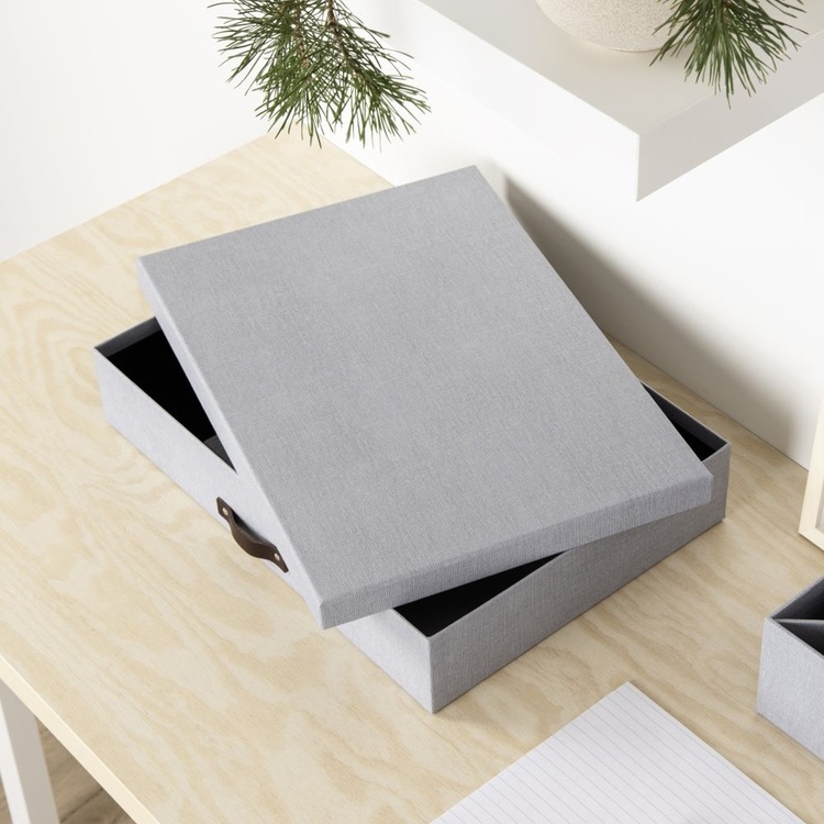 Förvaringslåda A3, Sverker canvas, Bigso