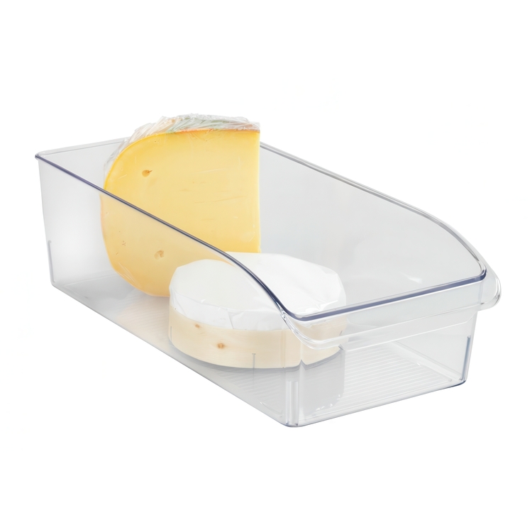 Förvaringslåda med handtag, MEDIUM CABINET-ORGANIZER, 31 x 15 x H 9,5 cm, Klar