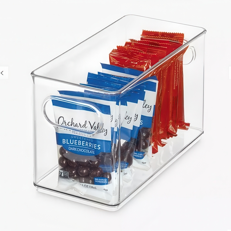 Förvaringslåda, Smal, Stapelbar, THE HOME EDIT NARROW PANTRY BIN, 25,4 x 12,4 x H15,2 cm, Klar