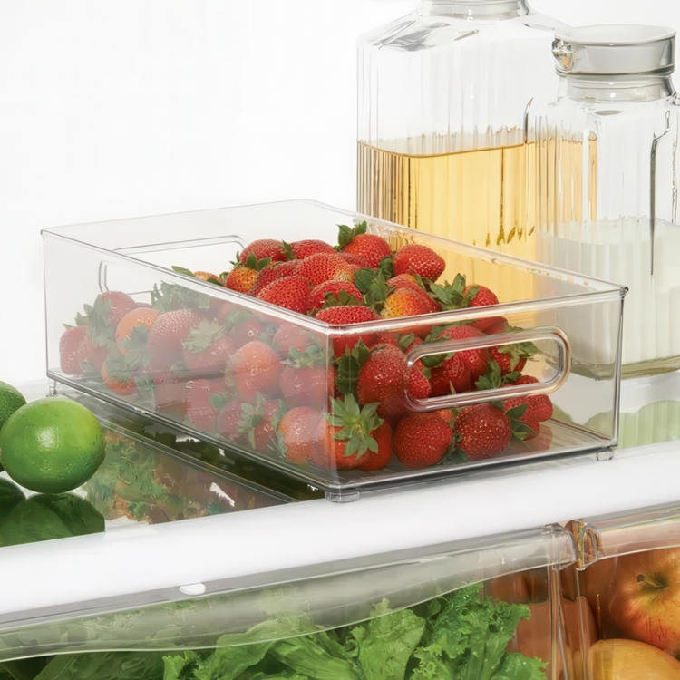 Förvaringslåda, Stapelbar, ID CABINET BINZ, 20,3 x 36,8 x H10,2 cm, Transparent
