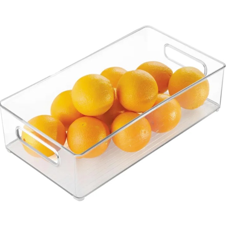 Förvaringslåda, Stapelbar, ID CABINET BINZ, 20,3 x 36,8 x H10,2 cm, Transparent