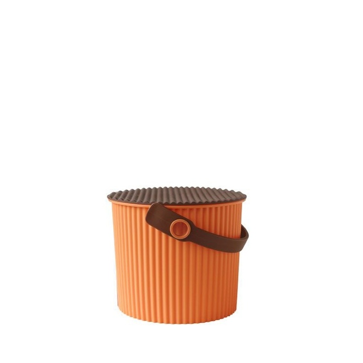 Hink med lock 4L, Omnioutil, Aprikos/Brun