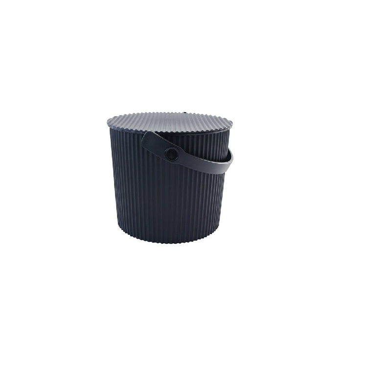 Hink med lock 8L, Omnioutil, Svart