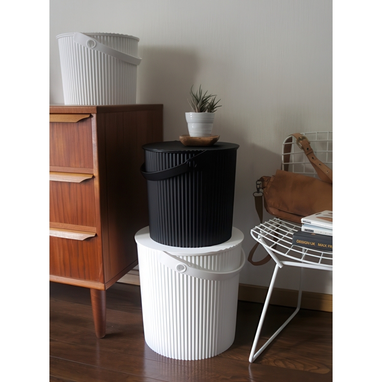 Hink med lock 8L, Omnioutil, Svart