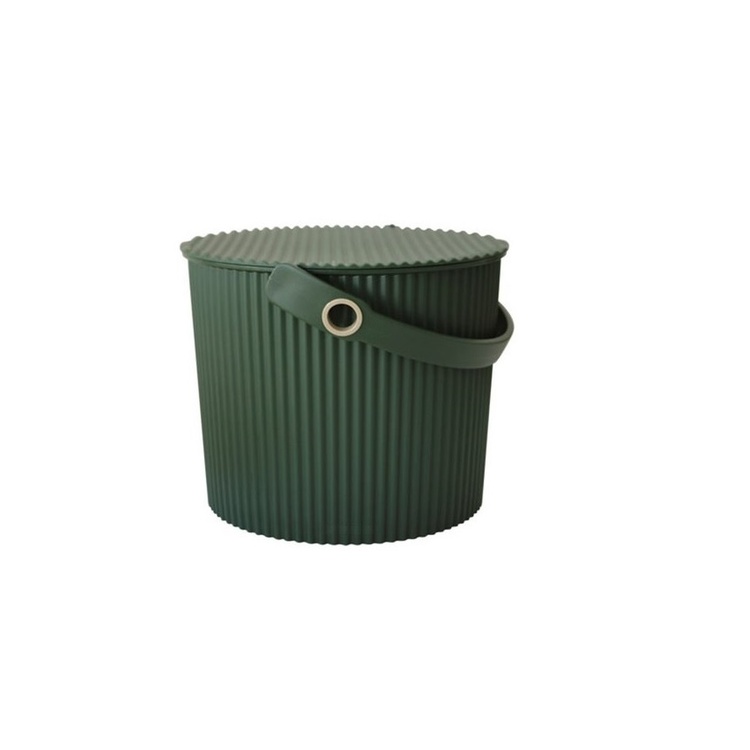 Hink med lock 8L, Omnioutil, Mörkgrön