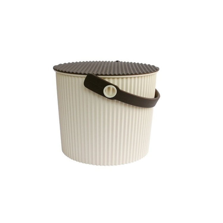 Hink med lock 10L, Omnioutil, Beige/Brun