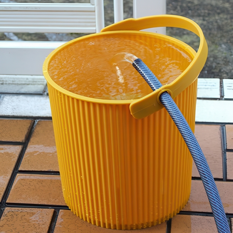Hink med lock 8L, Omnioutil, Senapsgul