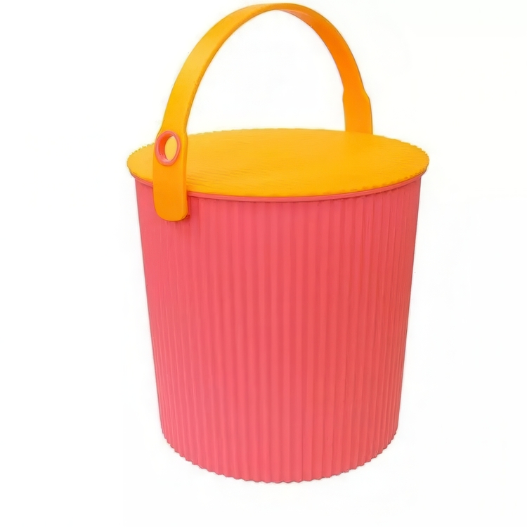 Hink med lock 20L, Omnioutil, Cerise/Orange