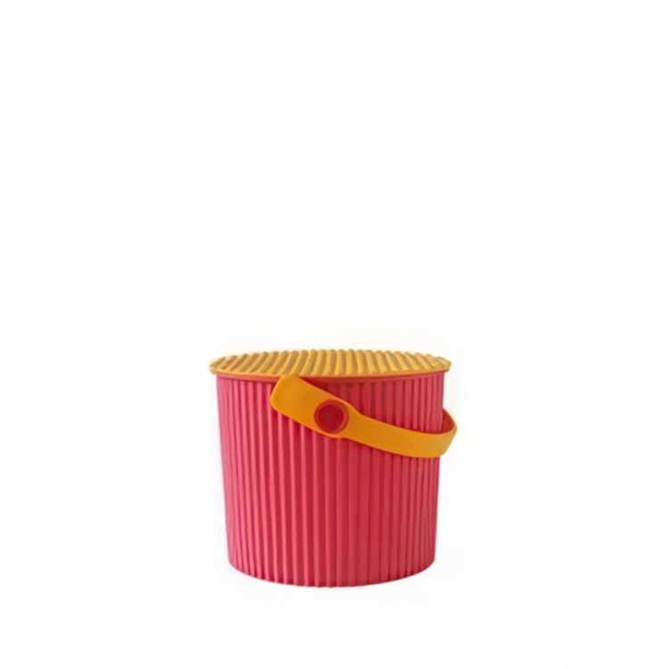 Hink med lock 4L, Omnioutil, Cerise/Orange