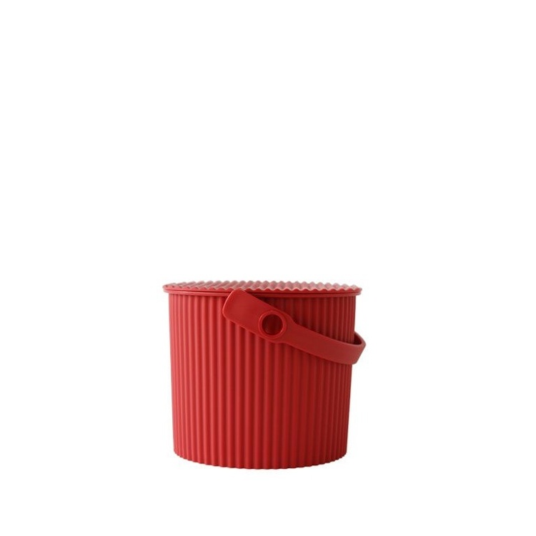 Hink med lock 4L, Omnioutil, Röd