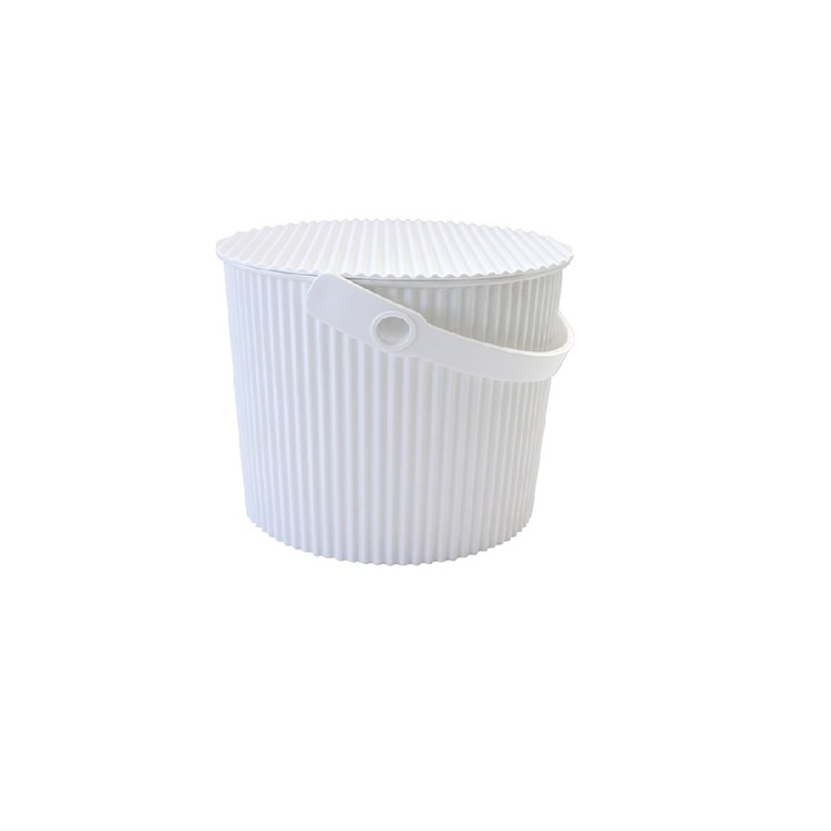 Hink med lock 8L, Omnioutil, Vit