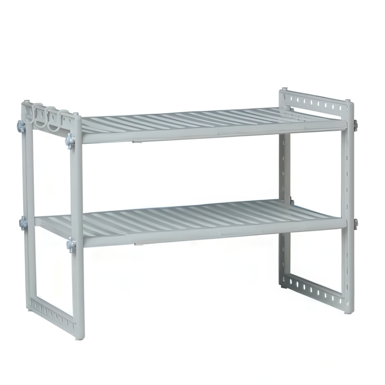 Justerbar förvaringshylla under diskbänk, 41-70cm