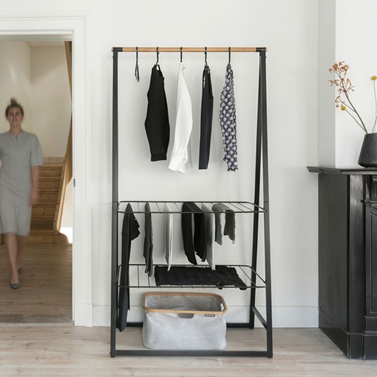 Klädställning med hyllor, Brabantia