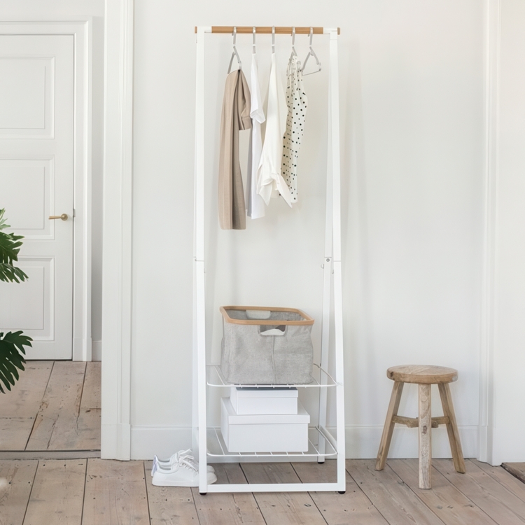Small klädställning med hyllor, Brabantia