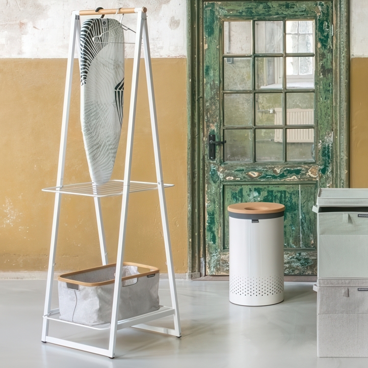 Small klädställning med hyllor, Brabantia