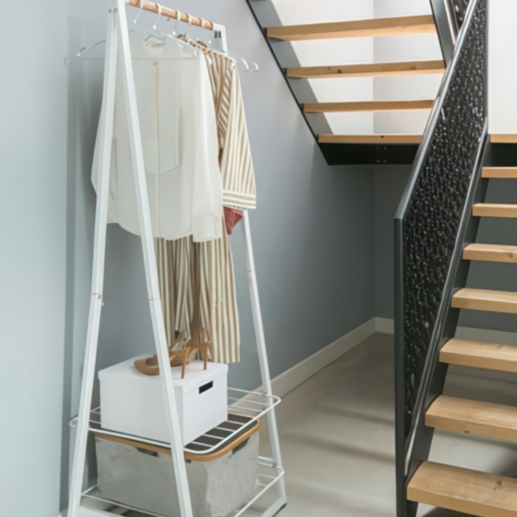 Small klädställning med hyllor, Brabantia