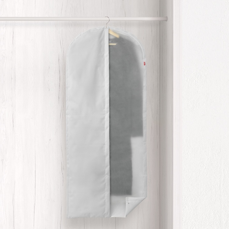 Klädöverdrag, Extra Lång, RAYEN PREMIUM, 60 x 5 x H 150 cm, Ljusgrå