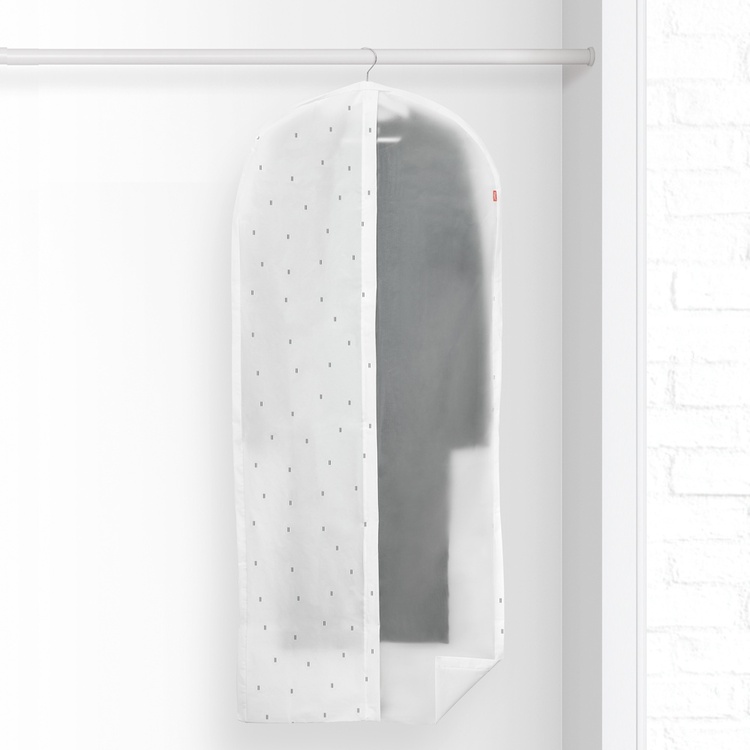 Klädöverdrag, Extra Lång, RAIN, 60 x 5 x H 150, Klar / Vit