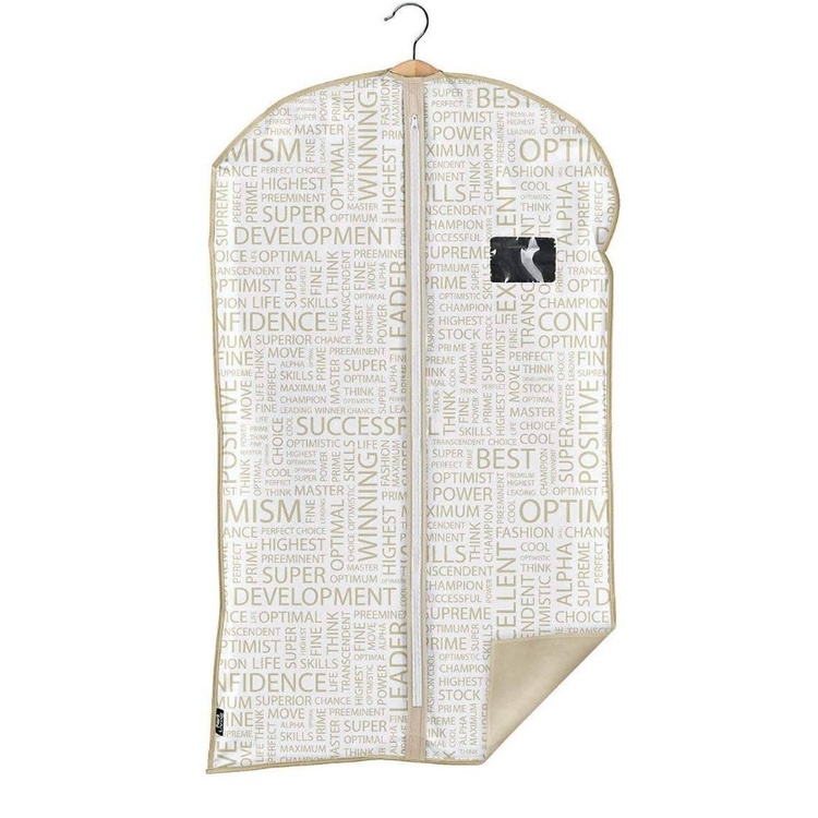 Klädöverdrag, Kort, URBAN GOLD, 60 x H 100 cm, Vit / Beige