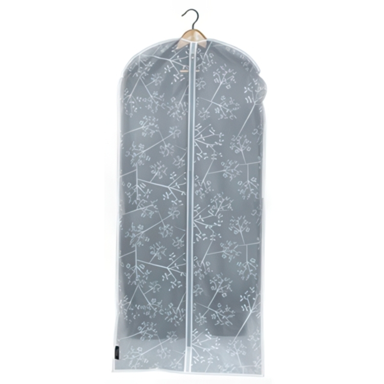 Klädöverdrag, Lång, WHITE LEAF, 60 x H135 cm, Vit