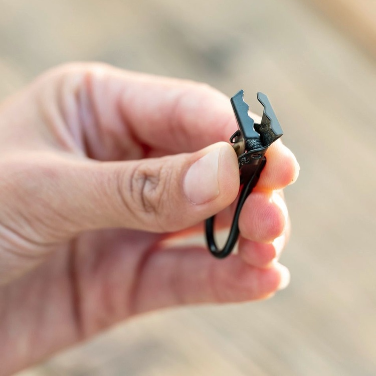 Klämmor för handdukar som saknar ögla, 4 st, TOWEL CLIPS, Svarta