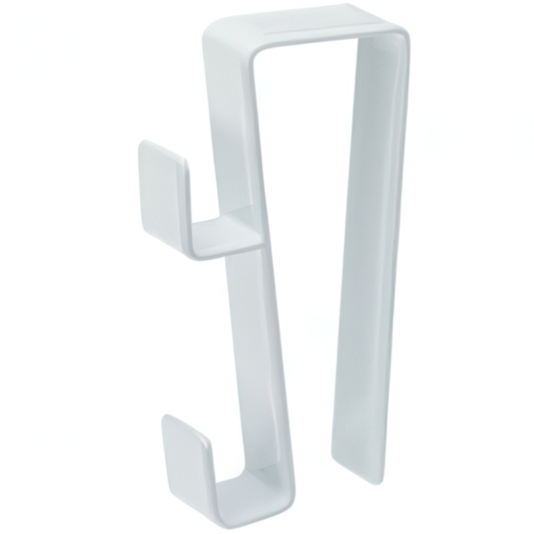 Krokar för över skåpkant / lådkant, 2 st, TOWER, Yamazaki, Vit