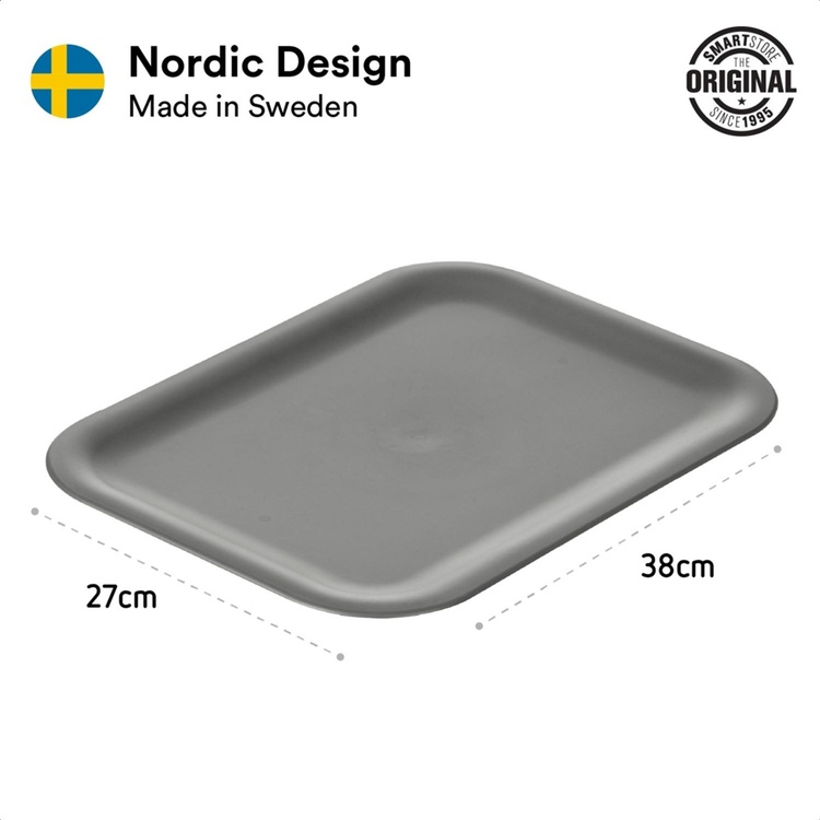 Lock till förvaringskorg i återvunnen plast, SmartStore