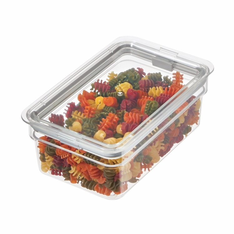 Lufttät Förvaringsburk, Låg, iD FRESH MEDIUM SHORT CANISTER, 13 x 20,5 x H 8 cm , Transparent 